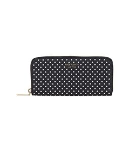 kate spade new york spencer metallic dots slim continental black multi one size