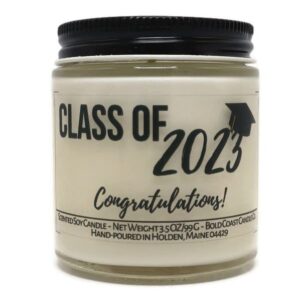 class of 2023 – vanilla cupcake scented soy candle 3.5 oz