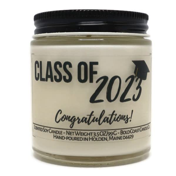 Class of 2023 - Vanilla Cupcake Scented Soy Candle 3.5 oz