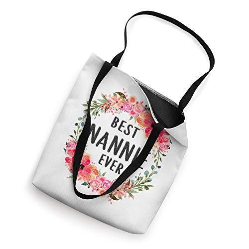 Best Nannie Ever Tote Bags Family Mom Grandma Gift for Women Tote Bag