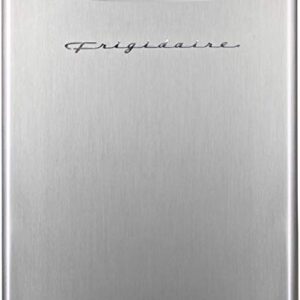 Frigidaire EFR182 1.6 cu ft Stainless Steel Mini Fridge. Perfect for Home or The Office. Platinum Series, 1.8