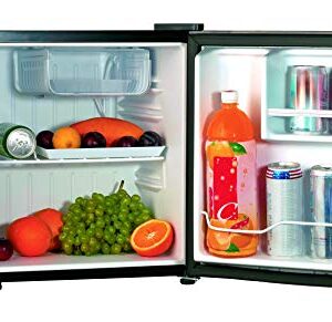 Frigidaire EFR182 1.6 cu ft Stainless Steel Mini Fridge. Perfect for Home or The Office. Platinum Series, 1.8