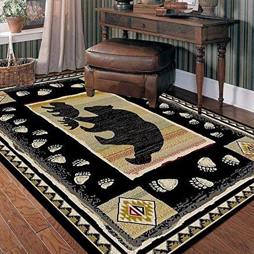 oHome Design Rustic Bear Rug (Medium)