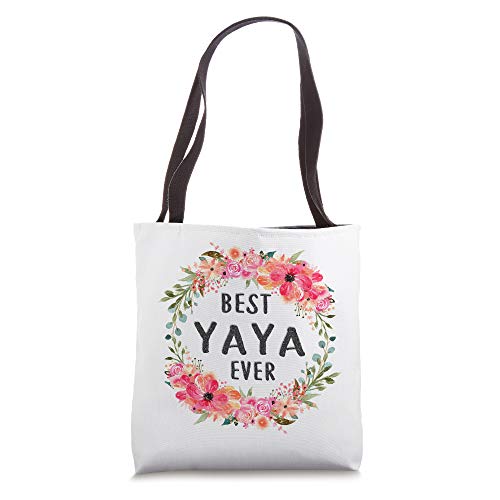 Best Yaya Ever Tote Bags Family Mom Grandma Gift for Women Tote Bag