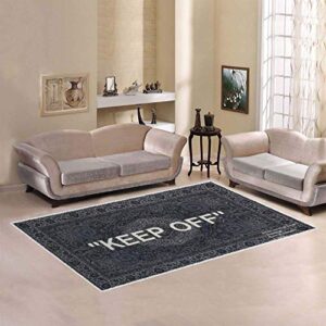 InterestPrint Floor Rugs Mat Custom Keep Off Modern Carpet for Home Decoration Area Rug 5'x3'3''