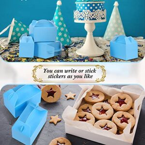 36 Pieces Party Favor Boxes Candy Cookies Treat Goodie Boxes Candy Boxes Treat Cardboard Gift Boxes, 5.9 x 3.5 Inch for Kids Birthday Party Baby Shower Wedding Party Supplies (Blue)