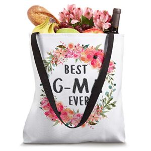 Best G-Ma Ever Tote Bags Family Mom Grandma Gift for Women Tote Bag