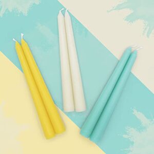 Essentyals Beeswax Taper Candles - 8 inch - Colored Beeswax Candles - Tapered Candles Beeswax - Beeswax Candlesticks - Tapers Beeswax - Pure Beeswax Taper Candles - Beeswax Candles Tapers