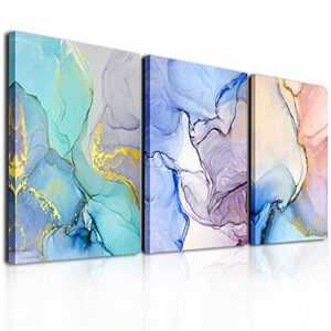 abstract wall decor for living room canvas wall art paintings for bedroom colorful color abstract wall artworks pictures for office kitchen decoration bathroom home decorations art 3 piece 12×16 inch