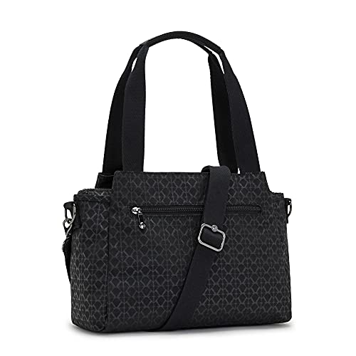 Kipling Women's Elysia Crossbody, Lightweight, Multi-Compartment Magnetic Snap Pockets, Shoulder Bag, Signature Embossed