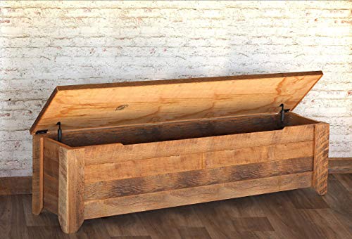 KING Size Storage Bench/Chest made from Reclaimed Wood - Storage Trunk