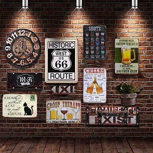 ZMKDLL The Chick Inn Tin Sign Art Metal Wall Decor Outdoor Indoor Wall Panel Retro Vintage Mural Size 4x16 Inches