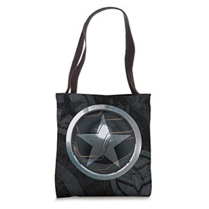 marvel the falcon and the winter soldier bucky barnes icon tote bag