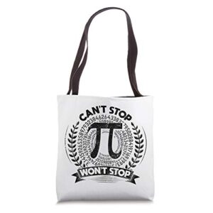 Funny Pi Day Math Geek Science Celebrate Pi Day Tote Bag