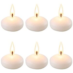 30 pieces tea wax ,unscented floating candles,smokeless floating water candle for wedding party pool spa valentine’s day bathtub dinner christmas party decoration (white)
