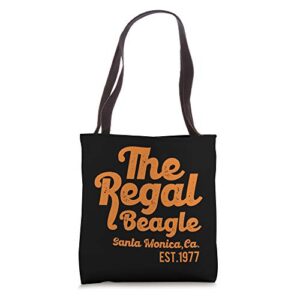 the regal beagle santa monica 70’s 80’s sitcom vintage tote bag