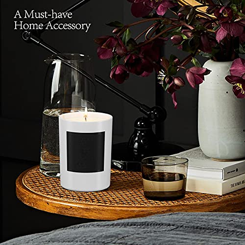 ESNA HOME Leblanc Leather & Tobac Premium Aromatherapy Scented Candles | Mom Will Love | All Natural Essential Oils Soy Candles | 8.8oz 50 Hours Long Burning | Premium Votive Candle Mother’s Day