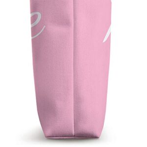 Custom Maggie Gift Personalized Name Flowers Floral Pink Tote Bag