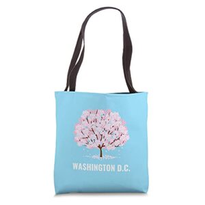 washington dc cherry blossom tree bloom festival tote bag