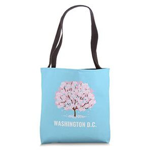 Washington DC Cherry Blossom Tree Bloom Festival Tote Bag