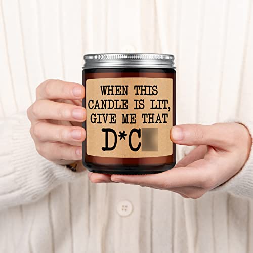 GSPY Scented Candles - Naughty Gifts, Gifts for Him - Husband Gifts, Boyfriend Gifts, Fiance Gifts, Candle for Men - Funny Anniversary, Fathers Day, Birthday Gifts for Husband, Boyfriend, Couples, Guy