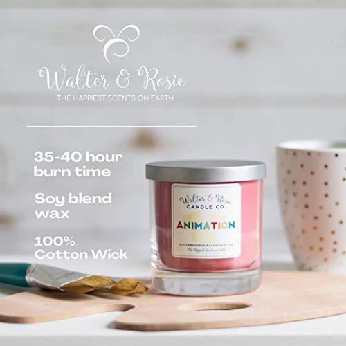 Walter & Rosie Candle Co. - Mouse Keeping 11oz Scented Candle Inspired by Disney Scents - Smell Like Disney Resorts - The Happiest Scents on Earth - Soy Blend - Burns up to 40 Hrs