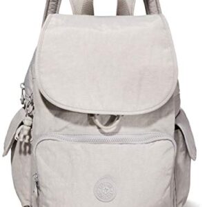 Kipling Women's City Pack Backpack Handbag, Grey Grey, 18.5x32x37 cm (LxWxH)