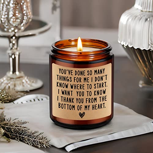 Miracu Scented Candles - Thankful Gifts, Thank You Gifts for Women, Men, Mom, Dad, Best Friend, Teacher - Appreciation Gifts, Mothers Day, Birthday, Friendship Gifts for Men, Coworker, Sister, Hostess