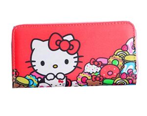 kerr’s choice card holder wallet kitty purse pu cat kitty clutch cat wallet kawaii wallet red