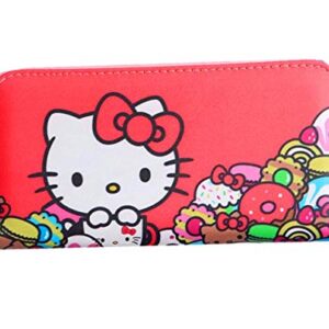 Kerr's Choice Card Holder Wallet Kitty Purse PU Cat Kitty Clutch Cat Wallet Kawaii Wallet Red