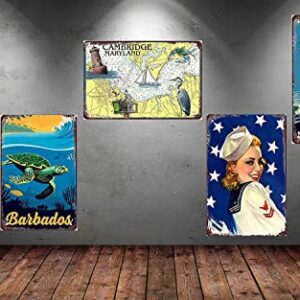 Funny tin Sign Tarot Knowledge Cheat Sheet for Home, Bars, Restaurants, cafes, Caves, Retro war Posters Wall Decor 12X8 inch