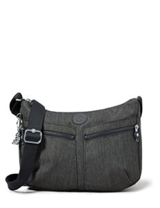 kipling cross-body bag, black peppery