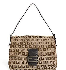 FENDI Women's Pre-Loved Mama Baguette, Zucchino, Brown, One Size