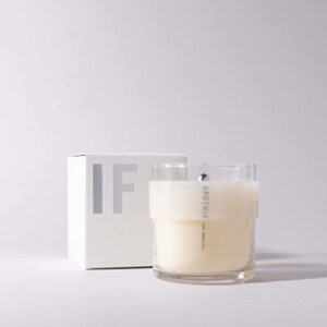 apothia – if candle | modern white floral & citrus | naturally derived soy wax blend | cruelty-free candle | up to 60 hour long burn time | 9 oz