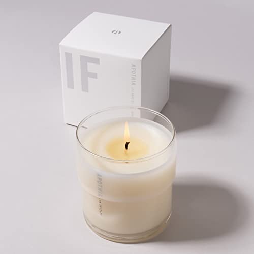 APOTHIA - IF Candle | Modern White Floral & Citrus | Naturally Derived Soy Wax Blend | Cruelty-Free Candle | Up to 60 Hour Long Burn Time | 9 oz