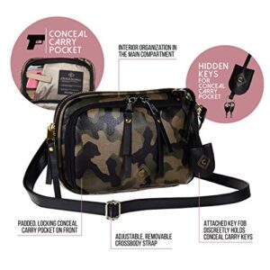 Allen Company Girls with Guns Concealed Carry Casual Tomboy Clutch Purse, Camo