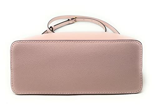 Michael Kors Jet Set Medium Crossbody Leather Handbag (POWDER BLUSH)