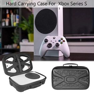 Pinson Hard Carrying Case for Xbox Series S Game Console and Wireless Controllers Accessories Protective Cover Storage Travel Bag