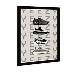 Fashion and Glam Wall Art Framed Prints 'Hypebeast Sneakers' Shoes