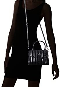 ALDO Women's Erilissax Top Handle Bag, Black/Black