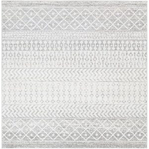 Artistic Weavers Chester Boho Moroccan Area Rug,6' Square,Grey