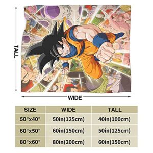 Shengdong Micro Fleece Blanket Soft and Warm Throw Blanket Digital Printed Ultra-Soft Micro Fleece Blanket (50 X40,60 X50,80 X60) Black3