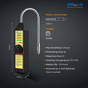 Elitech WJL-6000S Freon Leak Detector Halogen Refrigerant Tester AC Leak Sniffer R22 R410A R134A R1234YF