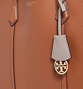 Tory Burch Women's Perry Triple Compartment Tote, Light Umber, Brown, One Size