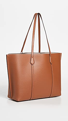 Tory Burch Women's Perry Triple Compartment Tote, Light Umber, Brown, One Size