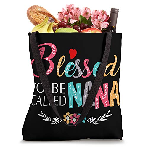 Blessed to be called Nana Colorful For Grandma Tote Bag