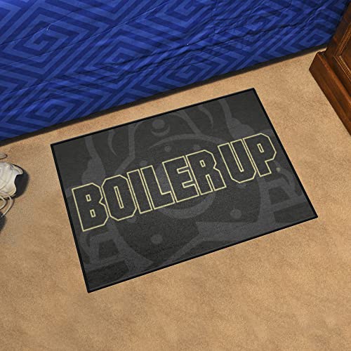 FANMATS 33417 Purdue University Starter Mat Accent Rug - 19in. x 30in. Slogan Starter Mat