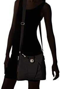 Baggallini womens International Sorrento RFID Hobo Bag, Black, One Size US