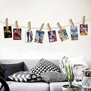 FDOM Anime Wall Collage Kit, 50 Pack Anime Style Photo Collection Collage Dorm Decor Album Style Collage for Girl and Boy Teens, Small Posters Wall Prints Kit for Room Bedroom Aesthetic.