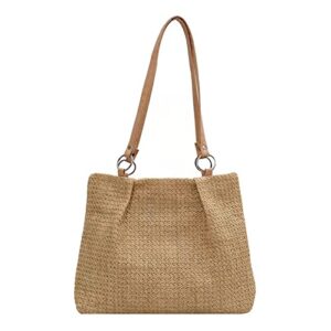 eco-friendly straw bag (tan)
